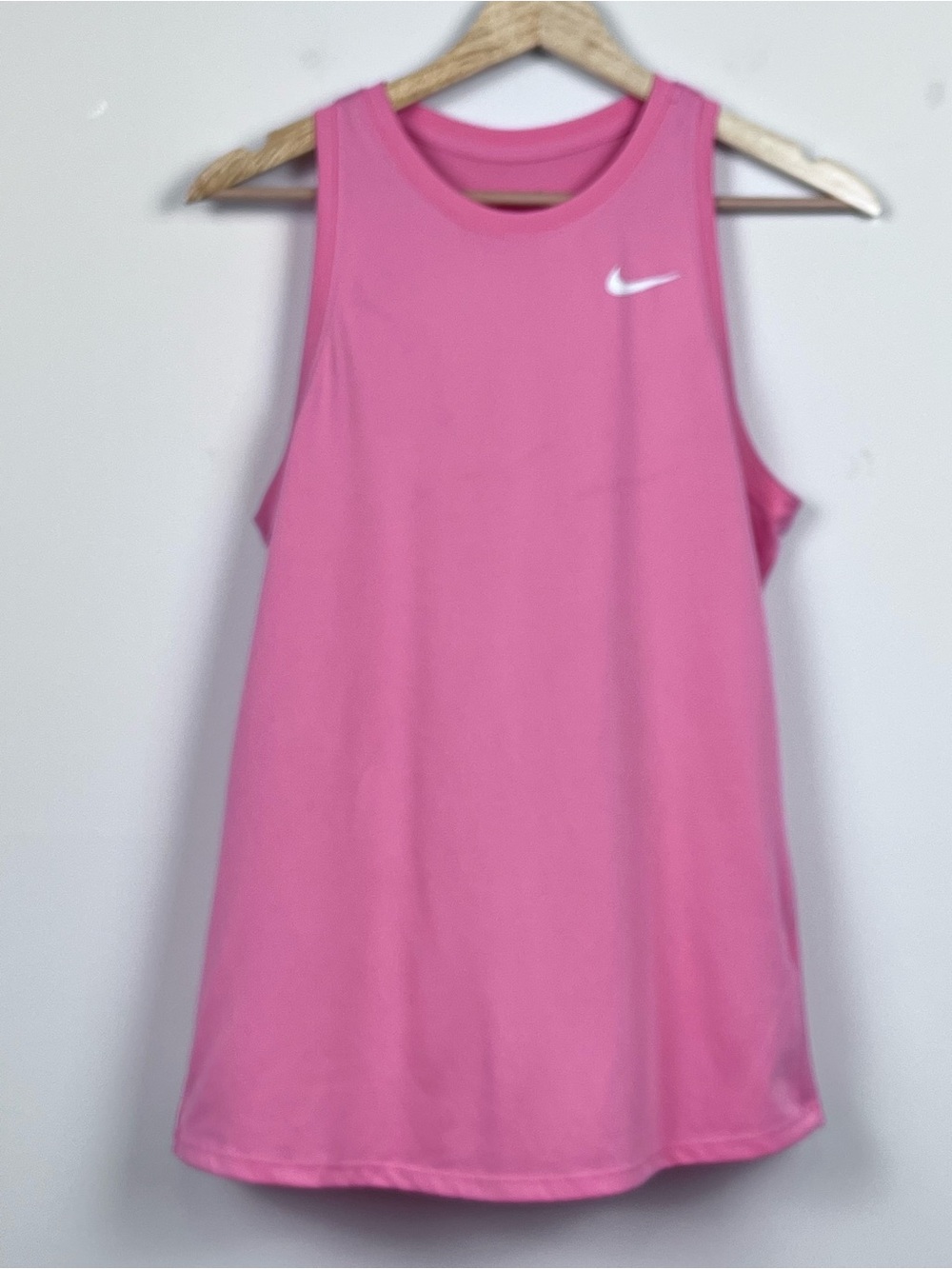 Nike Women's Dri-Fit Pink Performance Training Tank Top DX0701-611 Size S; Gym